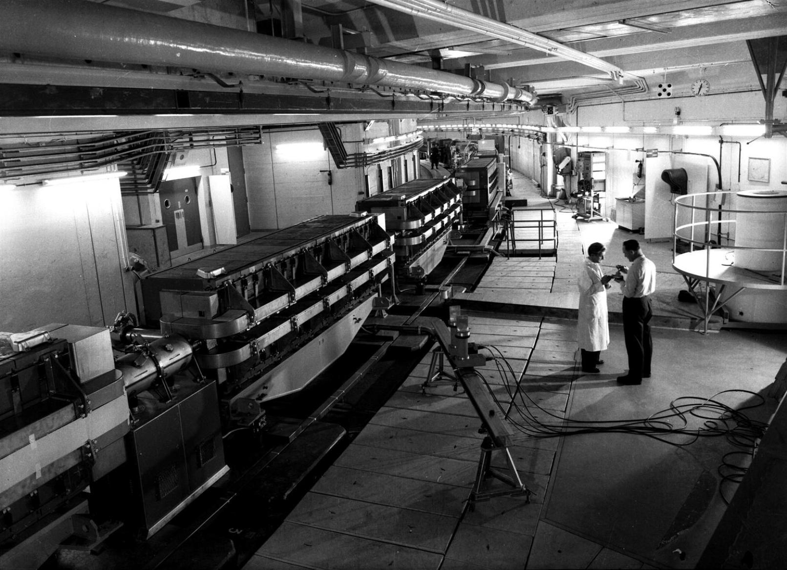 Le Proton Synchroton (PS) juste avant sa mise en service en 1959. © Cern