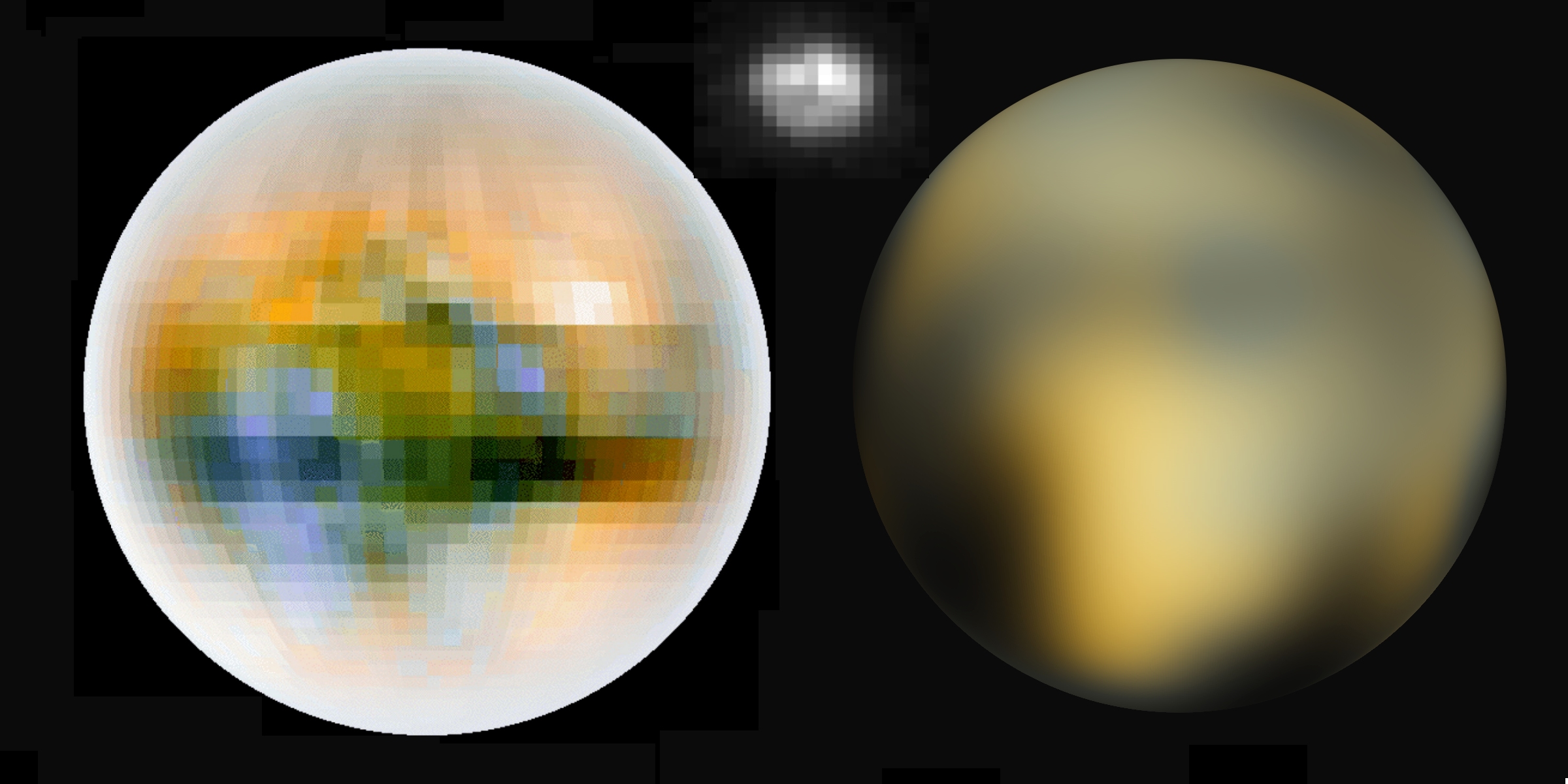 Les images de Pluton avant New Horizons...