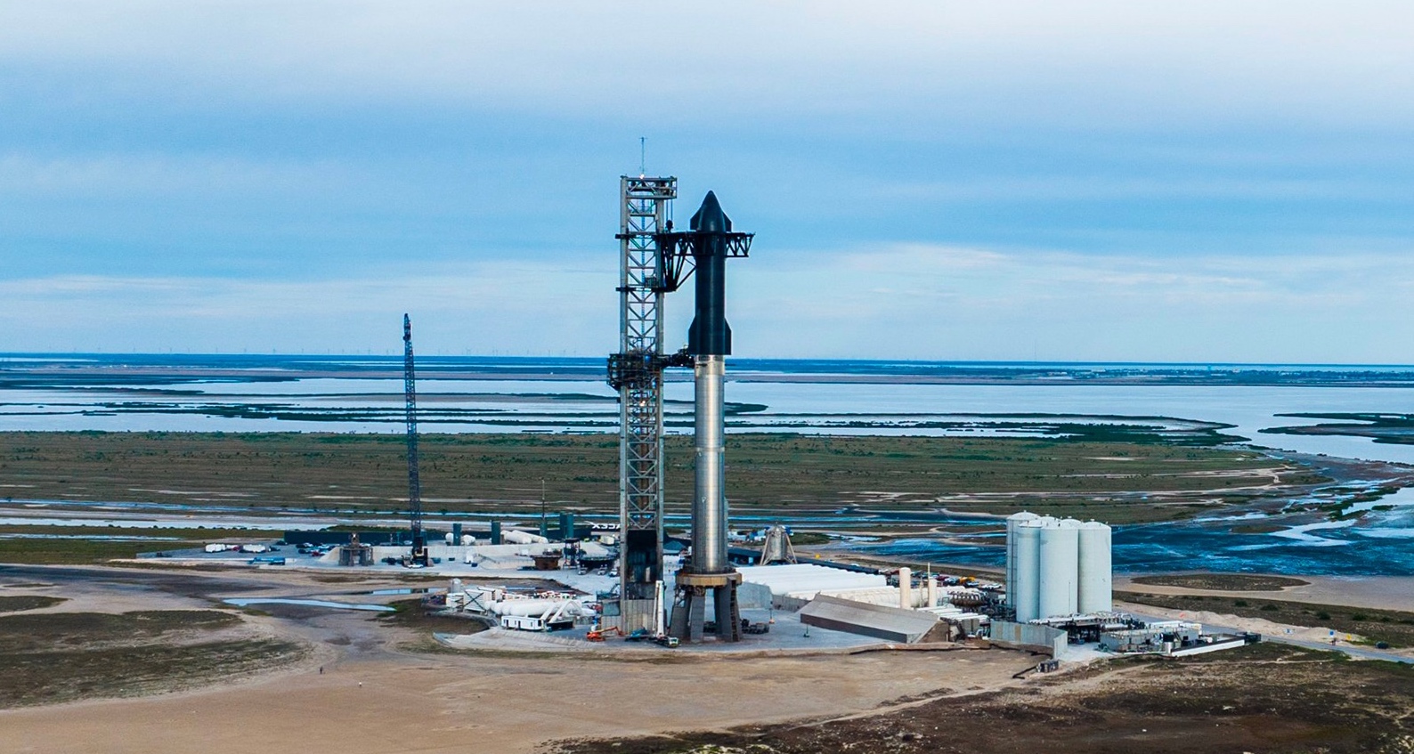 Le Starship se prépare pour son troisième vol d'essai. © SpaceX