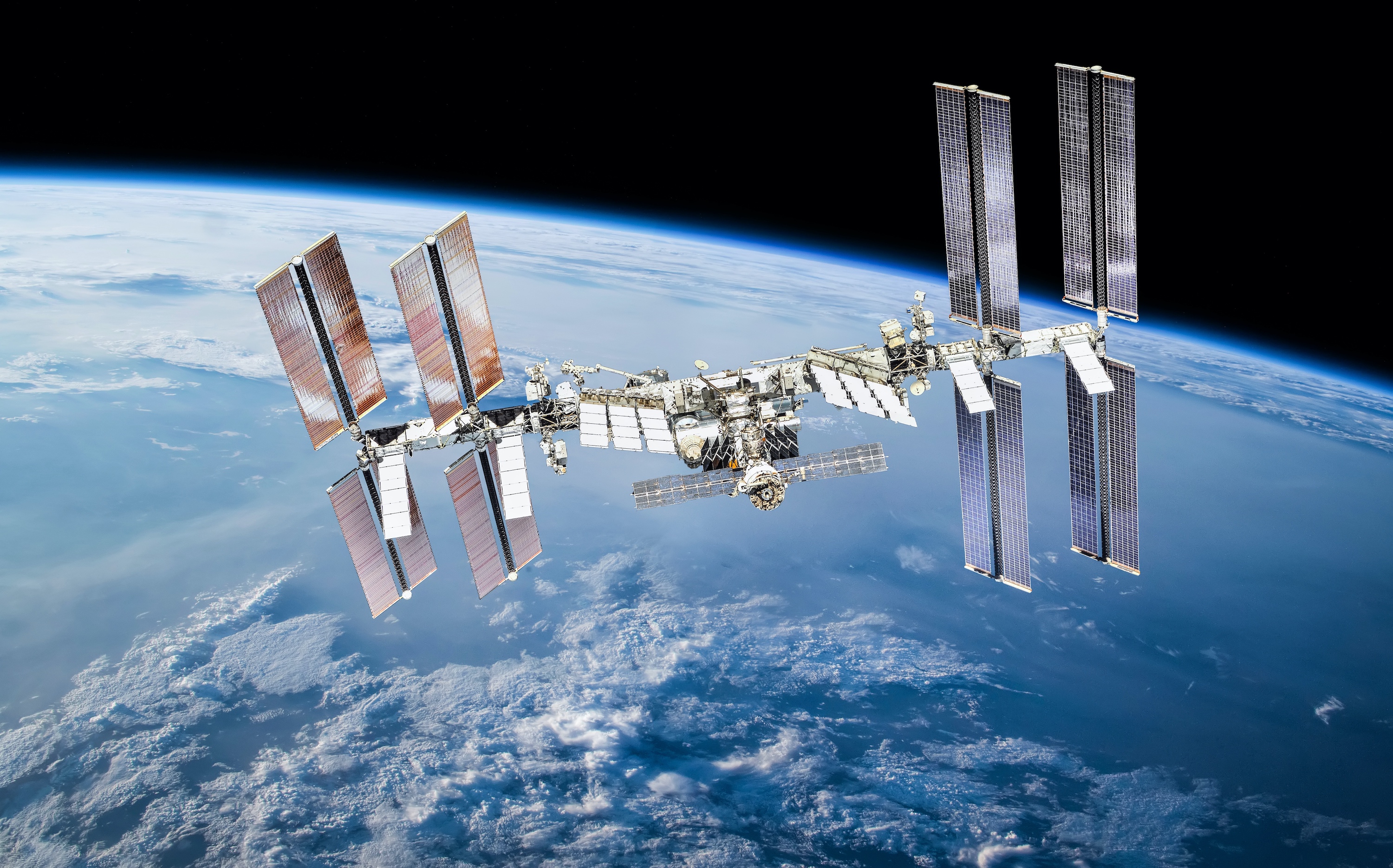 Illustration de la Station spatiale internationale. © dimazel, Adobe Stock