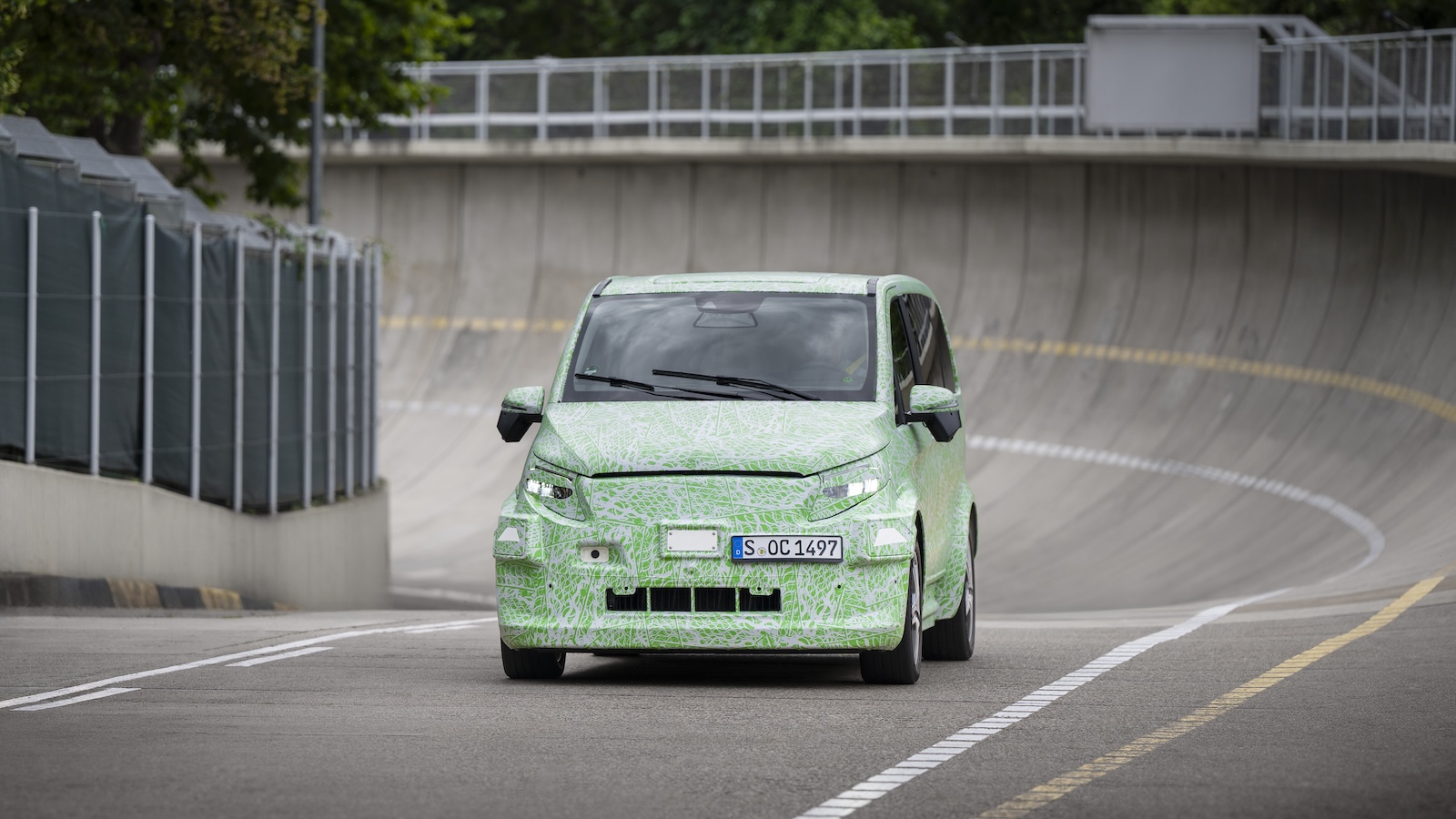 Le futur VAN.EA a parcouru 3 000 kilomètres au début de l'été en conditions réelles pour affiner son développement. © Mercedes-Benz