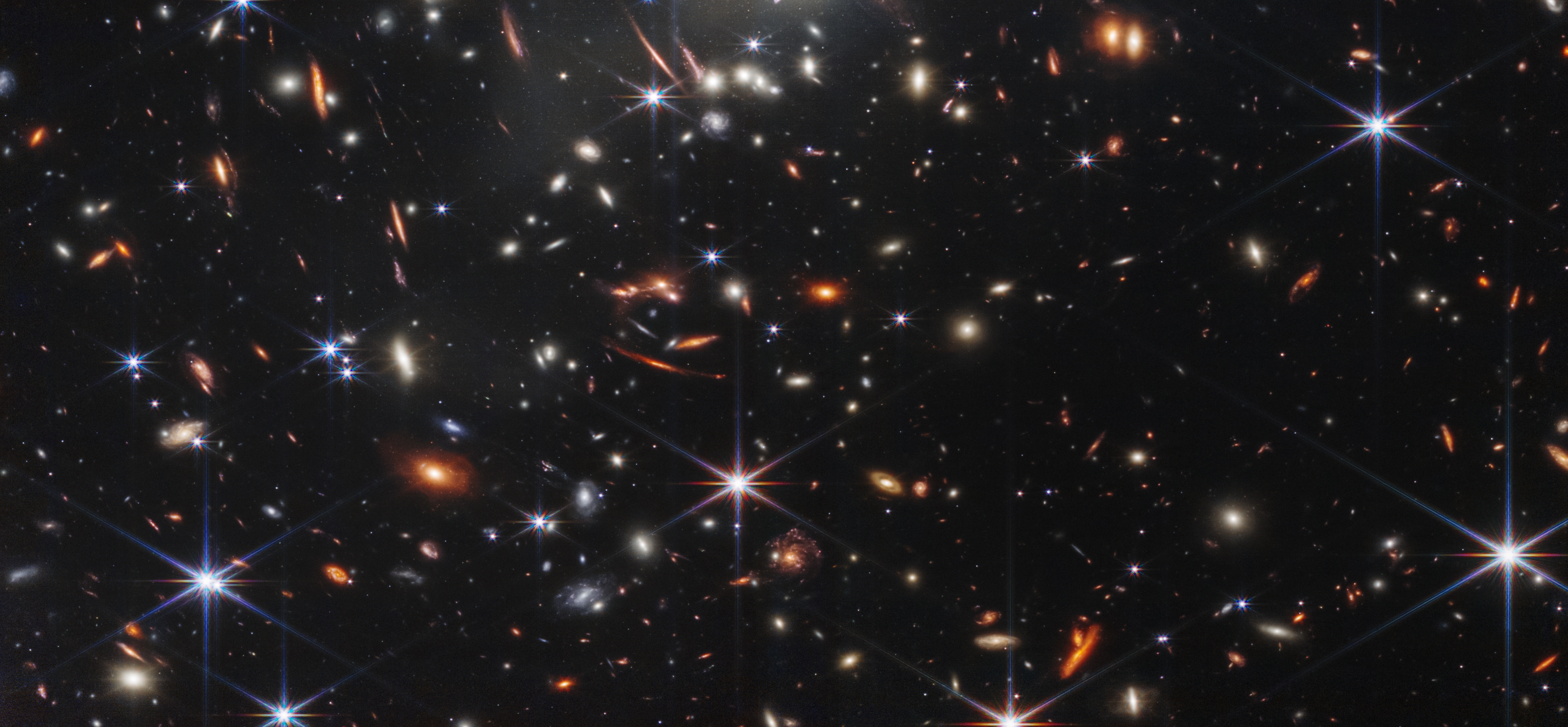 Image extraite du premier Deep Field capturé par le télescope spatial James-Webb. © Nasa, ESA, CSA, and STScI