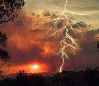 La foudre, menace du ciel, de la mythologie à aujourd'hui. © Scotto Bear, CC by sa 2.0 