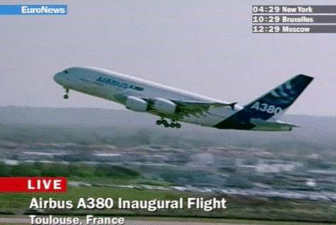 En bref : Décollage de l'A380 - MAJ