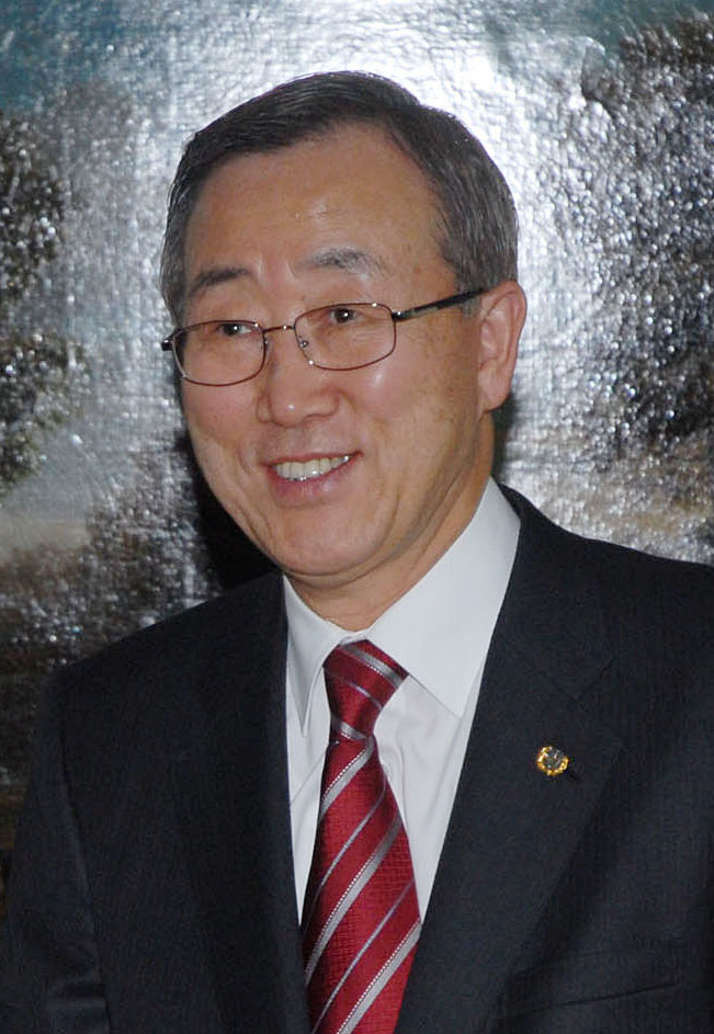 Le secrétaire général de l’ONU Ban Ki-moon. Source Commons