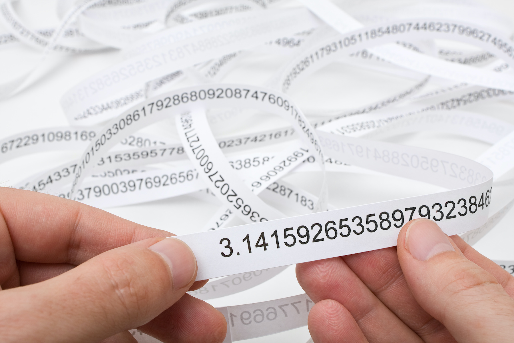 Le nombre Pi calculé avec 62.800&nbsp;milliards de décimales. © Shawn Hempel, Adobe Stock