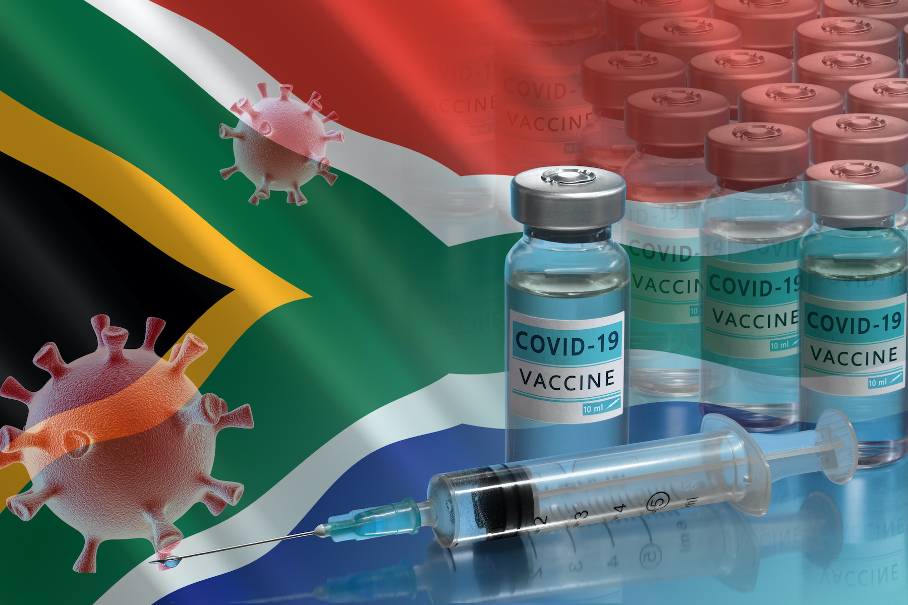 Un vaccin basé sur le variant sud-africain 501Y.V2 confèrerait une protection universelle contre les autres variants. ©&nbsp;V. Yakobchuk, Adobe Stock