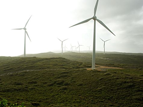 Parc éolien en Australie. Source Commons