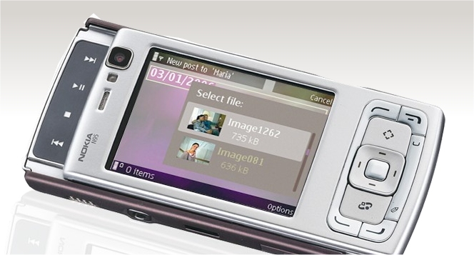 Le Nokia N95, un haut de gamme qui utilise Flash d'Adobe. © Nokia