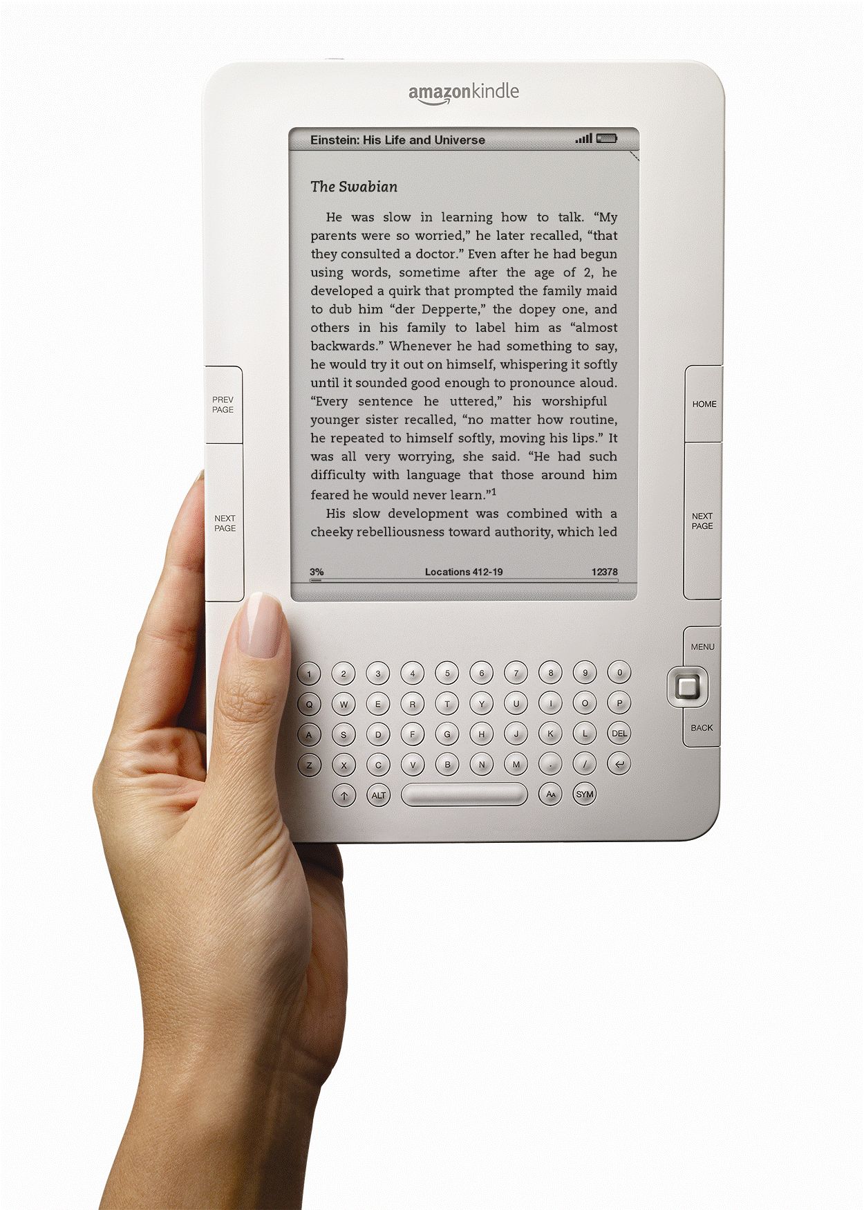 Le Kindle, un cadeau assez fréquent sous les sapins selon Amazon. © DR