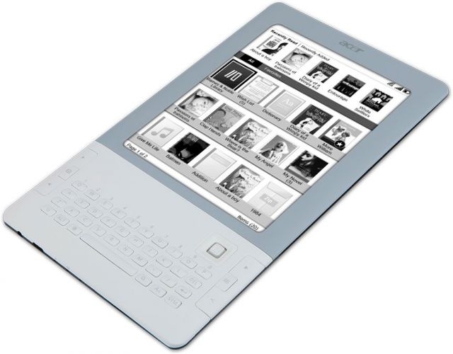 Un nouvel e-book, avec un clavier. © Acer