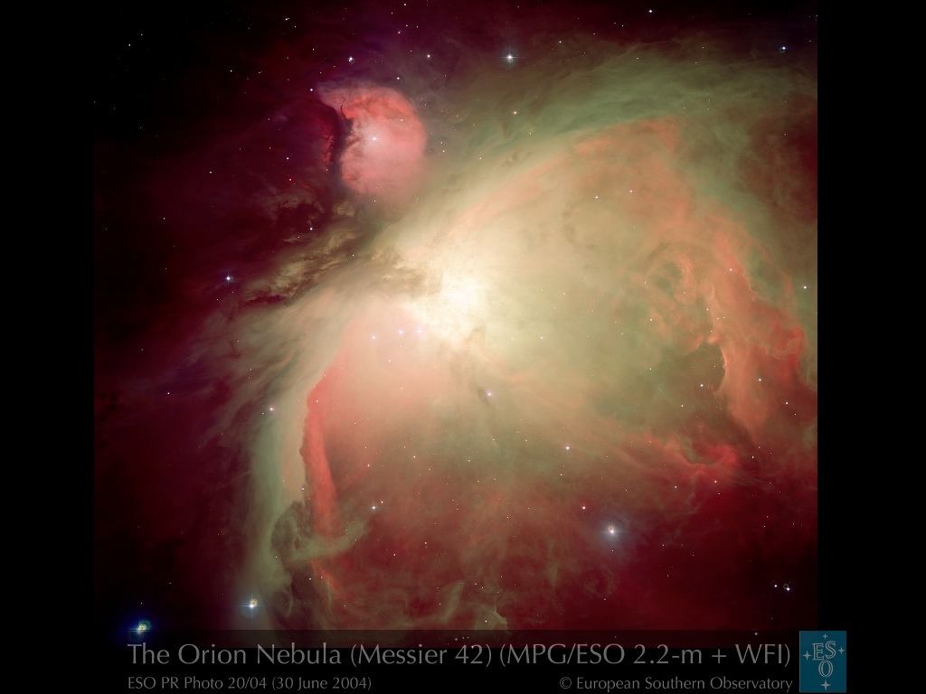 La nébuleuse d'Orion.