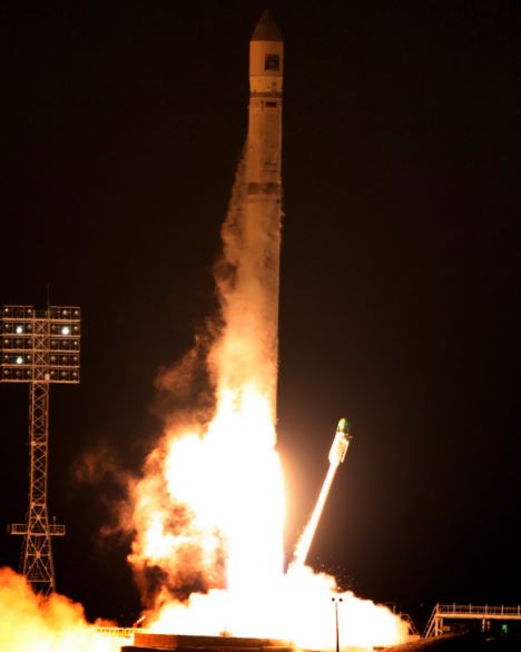 La sonde Phobos-Grunt était pourtant bien partie, impeccablement lancée par une fusée Zenit 2SB. © Roscosmos