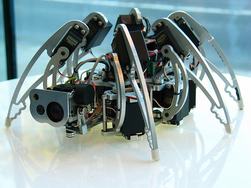 L'hexapode: un robot à six pattes. © automatthias CC by-sa