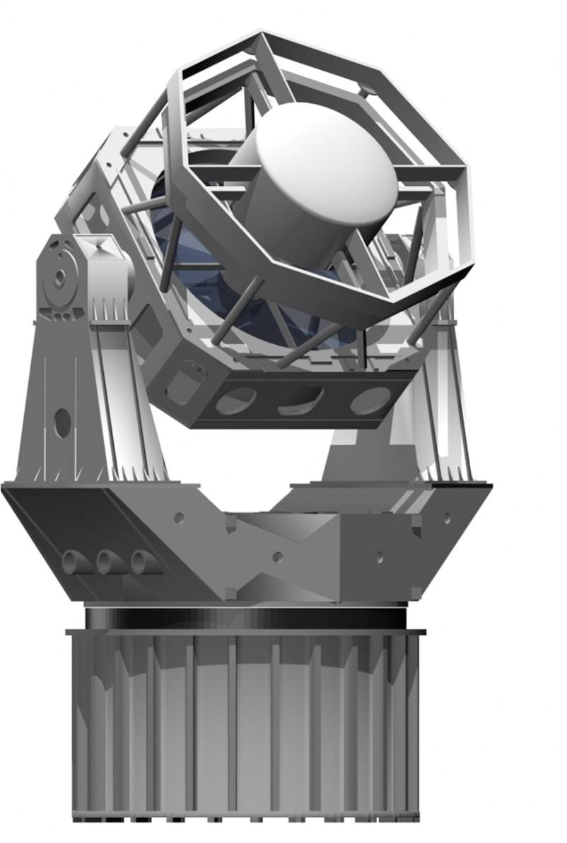 Ce télescope terrestre de la Darpa est spécifiquement conçu pour voir dans le visible des objets de très petites tailles à des distances remarquables de la Terre (36.000 km). Lorsqu'il sera opérationnel, il complétera la gamme des télescopes américains dédiés à la surveillance du ciel et le recensement des objets (débris, satellites, résidus de lanceurs) qui encombrent les orbites. © Darpa