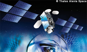 Le satellite W3B s'est perdu. Mais où est-il actuellement ? © Thales Alenia Space