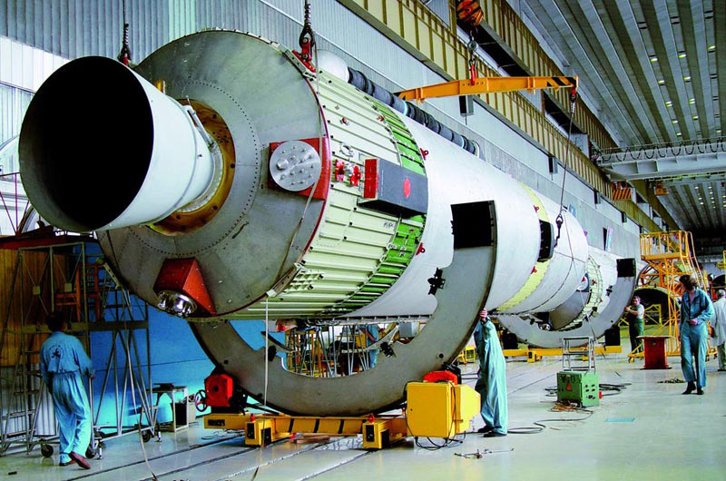 Les futurs lanceurs Angara auront la lourde tâche de pérenniser l'accès à l'espace et remplacer progressivement les fusées vieillissantes russes. Crédit Khrounitchev