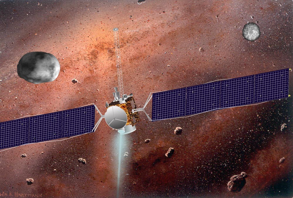 Il faudra attendre 2015 pour que la sonde Dawn nous révèle l'aspect de Cérès, le premier et le plus gros des astéroïdes découverts. © UCLA