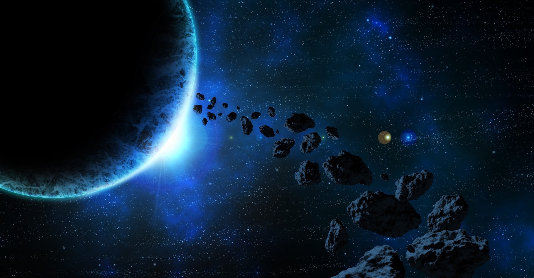 Des poussières issues de l’explosion d’un astéroïde ont modifié le climat sur Terre il y a 466 millions d’années. Le climat et la vie ! © UKT2, Pixabay License