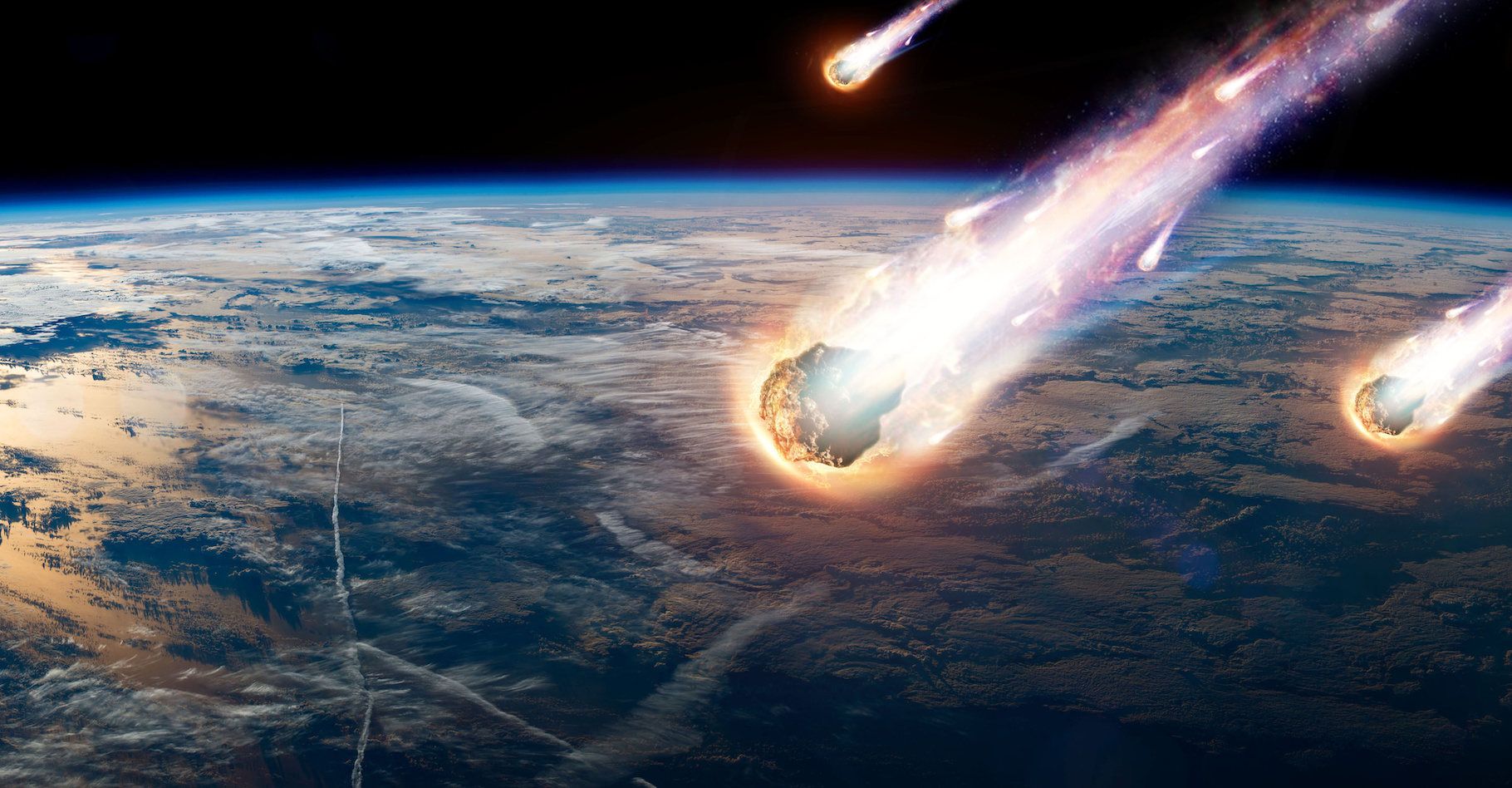 L’analyse d’une météorite particulièrement bien conservée permet aux scientifiques de confirmer que l’eau a dû être apportée sur Terre par des astéroïdes. © Aliaksandr Marko, Adobe Stock