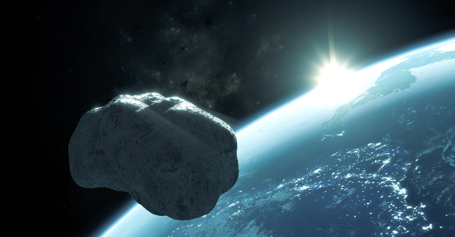 Des chercheurs de l’université de Washington (États-Unis) ont développé un algorithme qui permet d’identifier les astéroïdes « potentiellement dangereux » avec une efficacité inédite. © Stéphane Masclaux, Adobe Stock