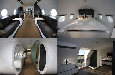 Et si vous dormiez dans un avion aménagé en suite de luxe ? © Hotelsuites.nl 