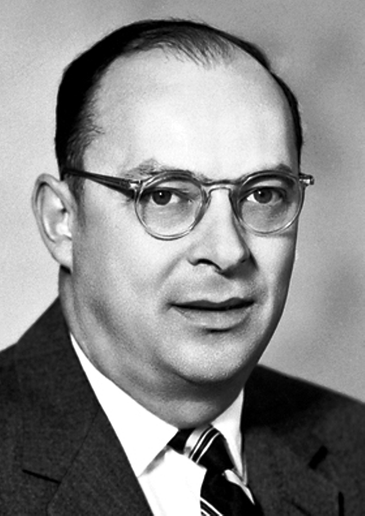 John Bardeen, l'un des inventeurs du transistor. © The Nobel Foundation 1956