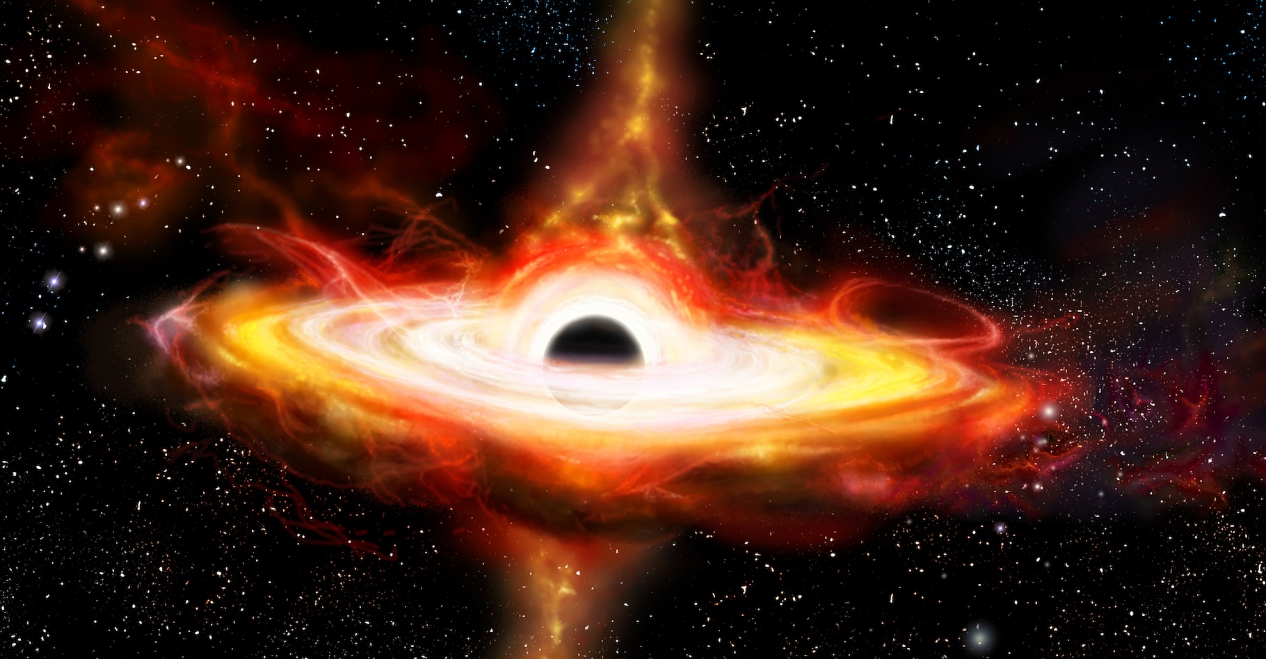 Des chercheurs de l’Institut des sciences et technologies d’Autriche viennent d’identifier des « bébés quasars » qui pourraient les aider à comprendre comme les trous noirs supermassifs grandissent, parfois de manière extrêmement rapide. © dracozlat, Adobe Stock