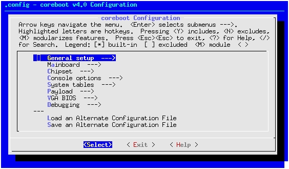 Le Bios, comme celui-ci signé Coreboot, est un programme enregistré sur la carte mère du PC, qui a pour rôle&nbsp;d’en contrôler les composants matériels les plus essentiels (processeur, mémoire, horloge, etc.) ainsi que ses différents connecteurs. S’il est touché par un virus capable de se répliquer sur les composants reliés à la carte mère, il devient très difficile à décontaminer.&nbsp;© Coreboot