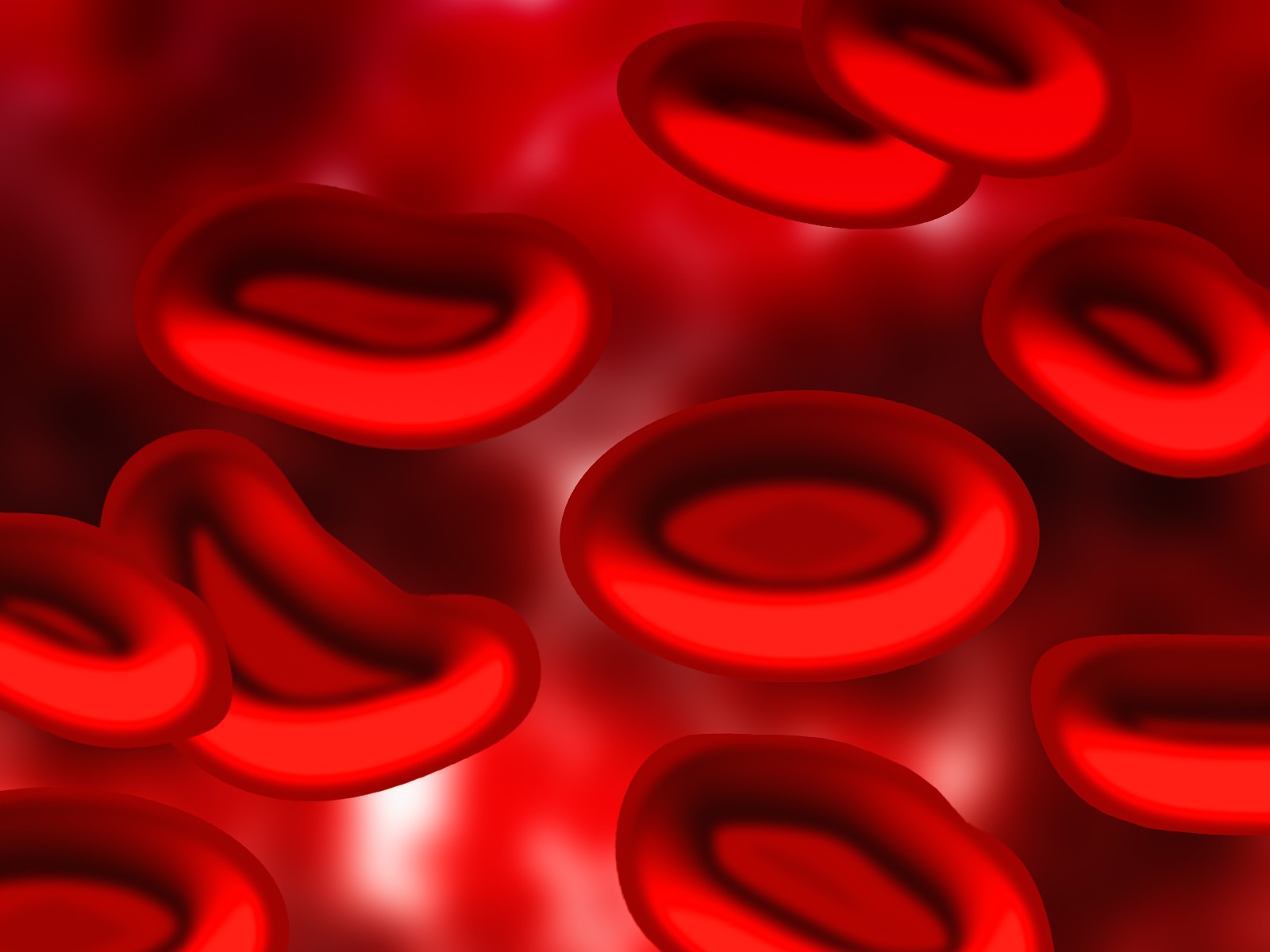 Les globules rouges ont une forme de disque&nbsp;biconcave (la zone centrale est plus fine que la périphérie). Ils sont très déformables, ce qui leur permet de passer dans des capillaires sanguins très fins, dont le diamètre est inférieur au leur.&nbsp;© geralt, Pixabay, DP