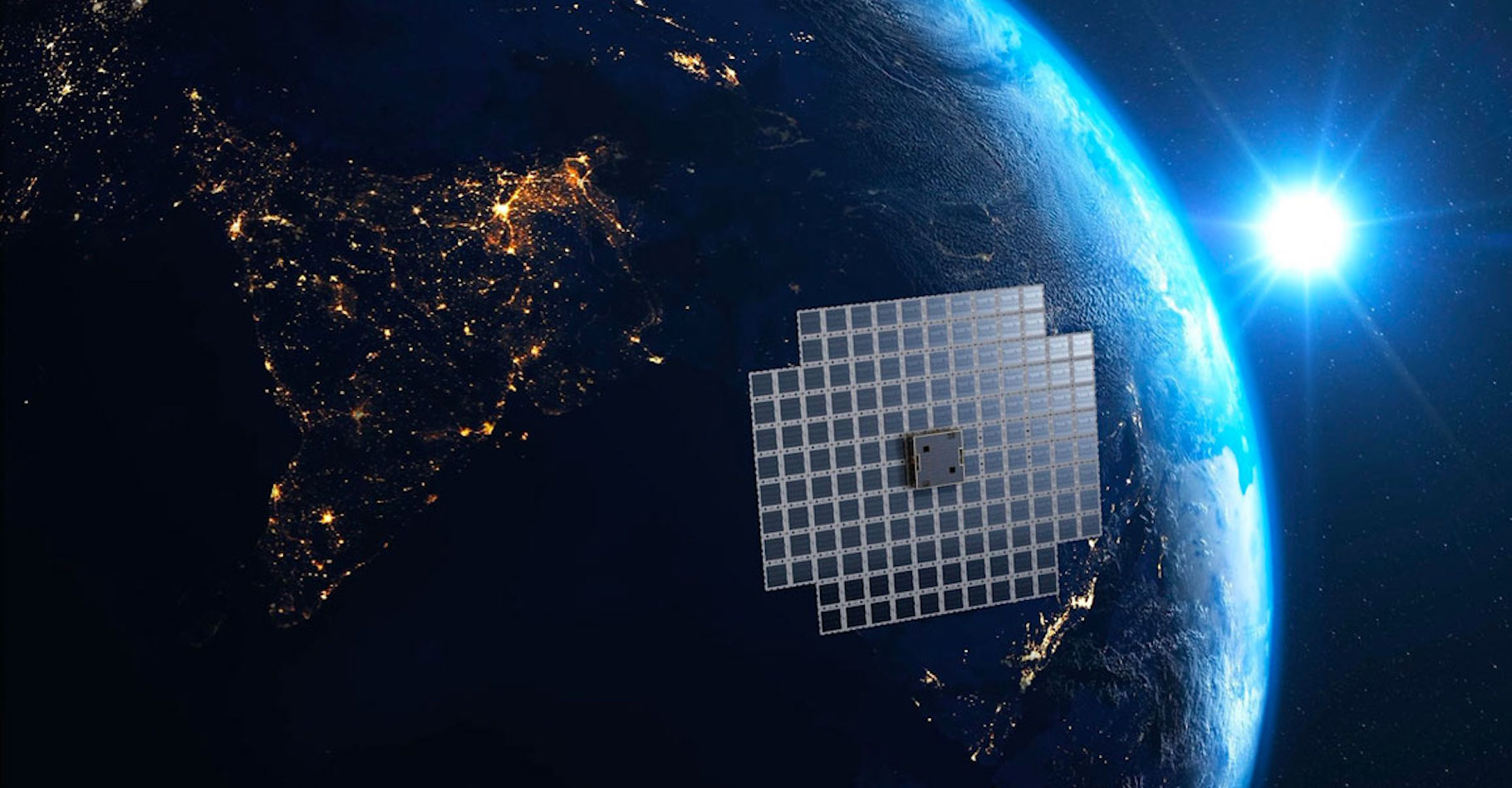 Le satellite de communication BlueWalker 3 est presque devenu l’objet le plus brillant de notre ciel nocturne. © AST Spacemobile