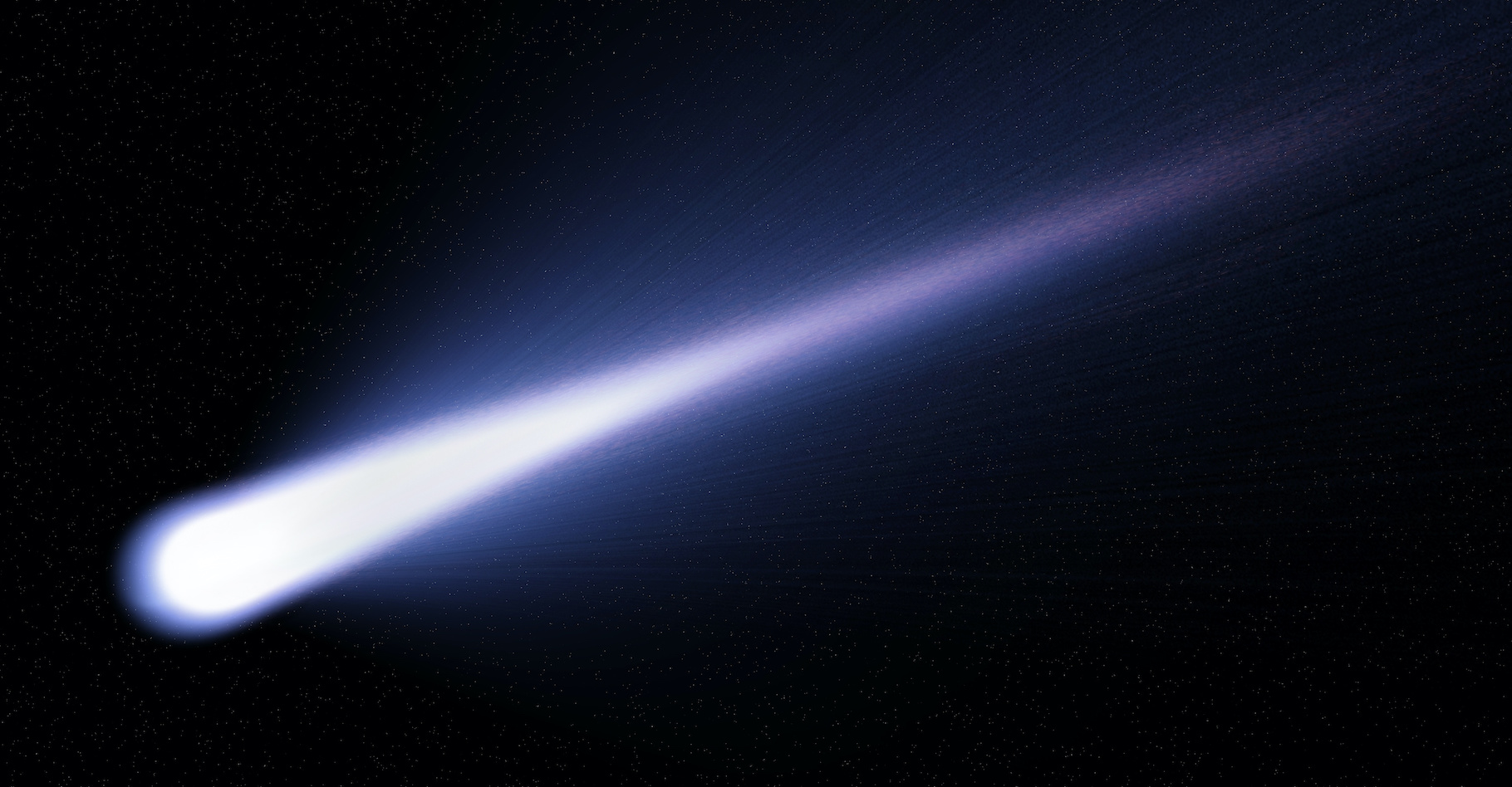 Les observations de chercheurs de l’université de Cracovie (Pologne) laissent penser que la comète interstellaire Borisov est en train de se fragmenter. Ici, une image d’illustration, une vue d’artiste montrant une comète quelconque. © Martin, Adobe Stock