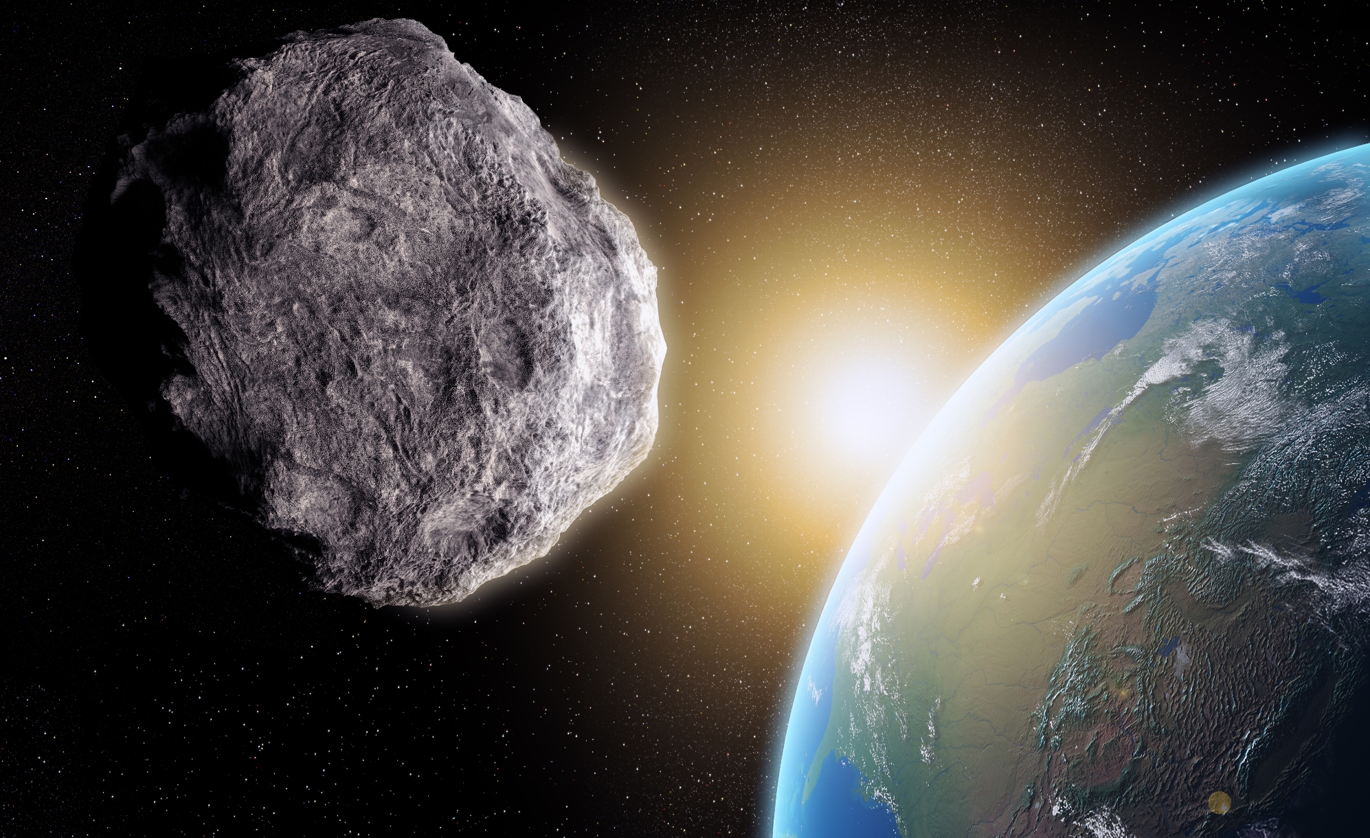 Illustration d'une météorite se dirigeant vers la Terre.&nbsp;© shutterstock Mopic