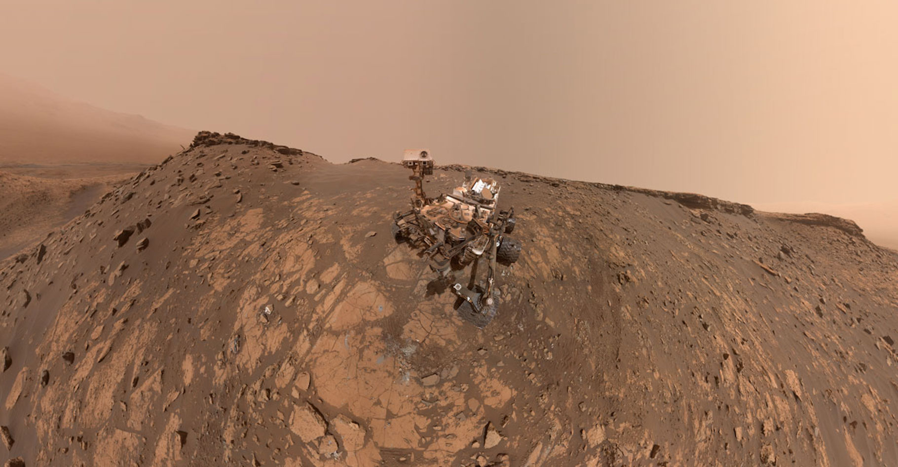 C’est en tournant sa Mastcam vers le ciel martien que le rover Curiosity a capturé des images de la Terre et de Vénus telles que vues depuis le sol de la Planète rouge. © JPL-Caltech, MSSS, Nasa 