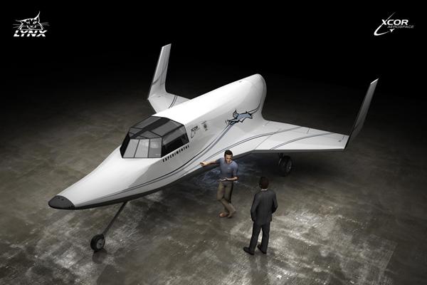 Le Lynx Mark I, un avion spatial conçu comme un jet privé. © XCor