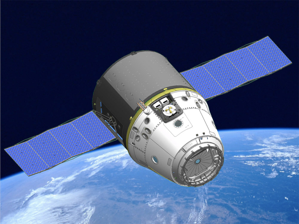 La capsule Dragon que SpaceX doit qualifier pour des vols de fret à destination de la Station spatiale préfigure une famille d'engins spatiaux dont des modules habitables et des laboratoires scientifiques. © SpaceX