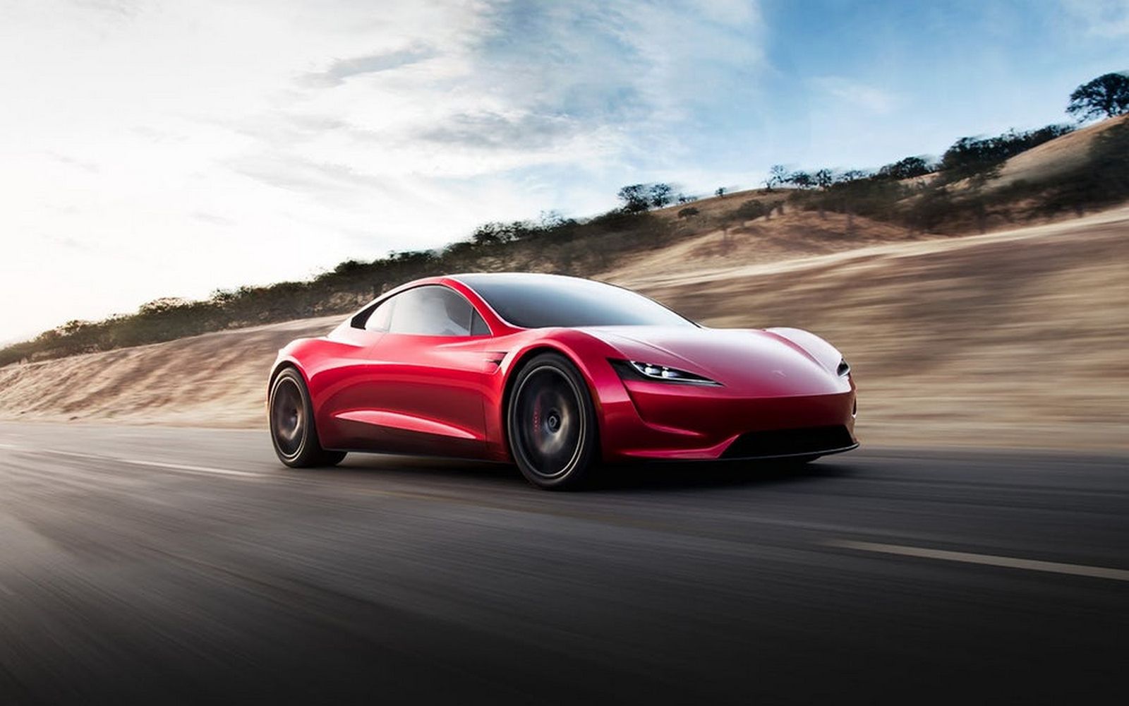 La production du Tesla Roadster est censée débuter en 2020. © Tesla