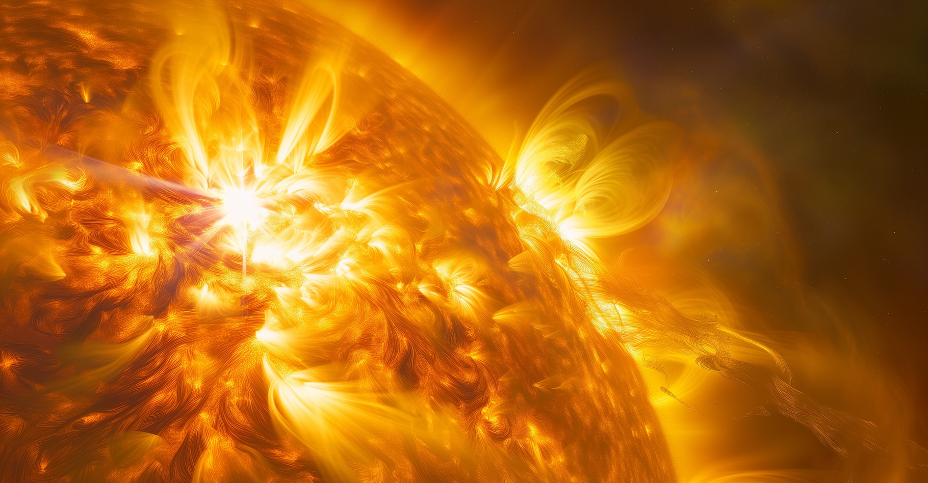 Notre Soleil approche du pic de son activité. Et il vient de connaître une éruption rare, issue de son pôle sud. © Superhero Woozie, Adobe Stock
