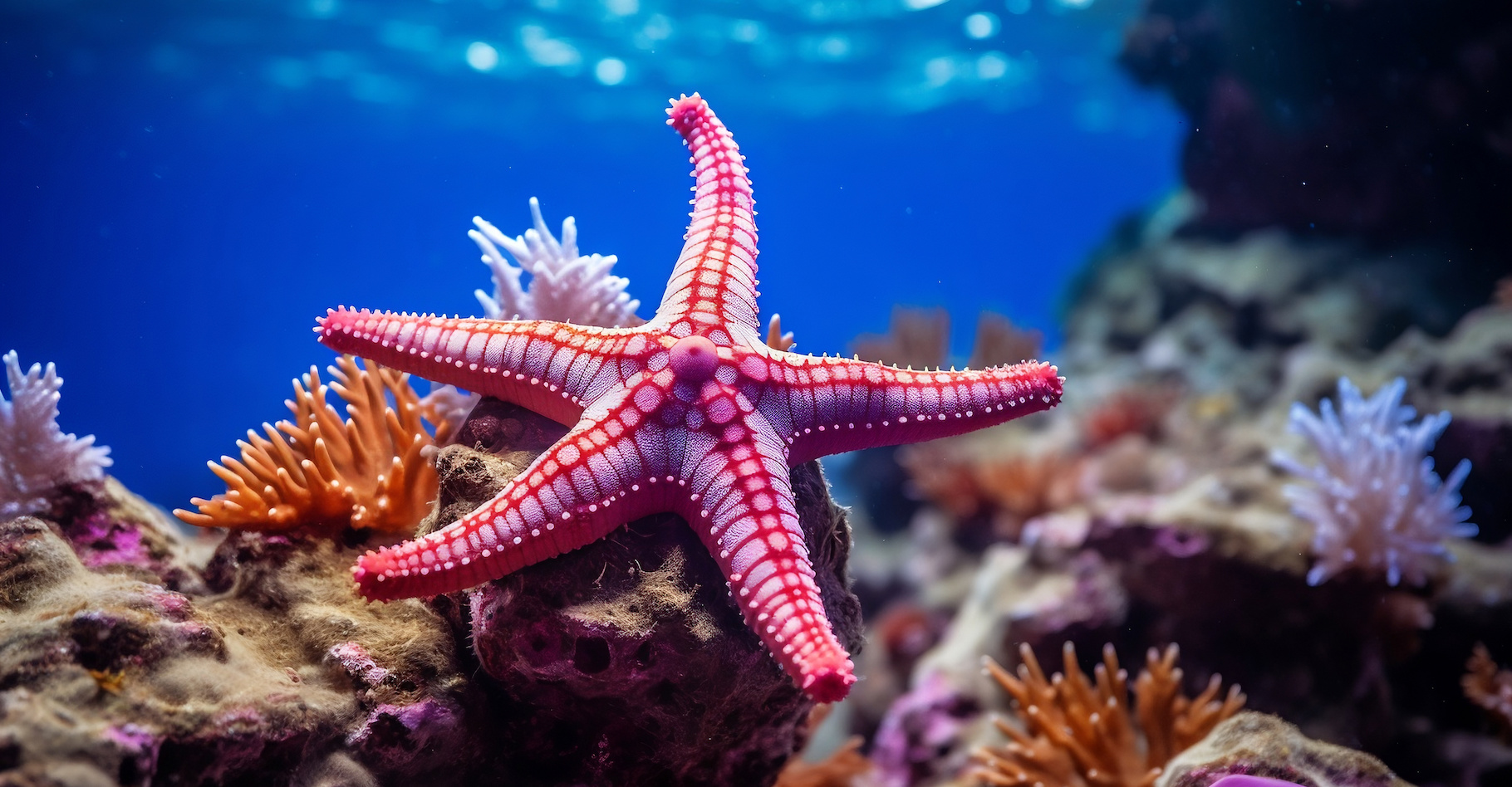 Des chercheurs de l’université de Stanford (États-Unis) avancent que les étoiles de mer ne sont presque que des têtes rampantes. © Hoang, Adobe Stock
