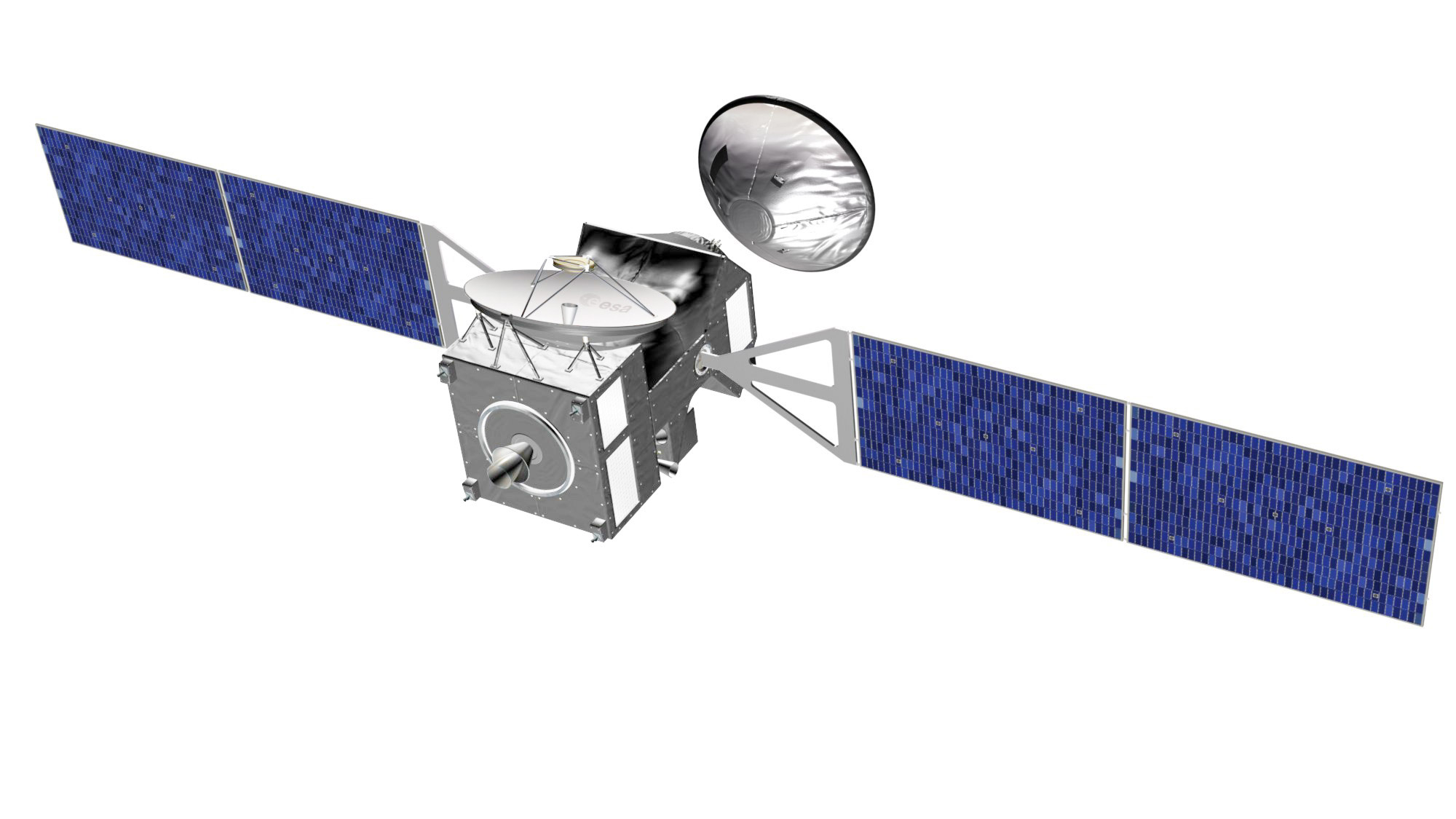 Lancés en 2016 par une fusée Atlas-5, l'orbiteur Trace Gas Orbiter d'ExoMars et l'atterrisseur EDM qu'il transportera mettront neuf mois à rejoindre Mars. © Esa