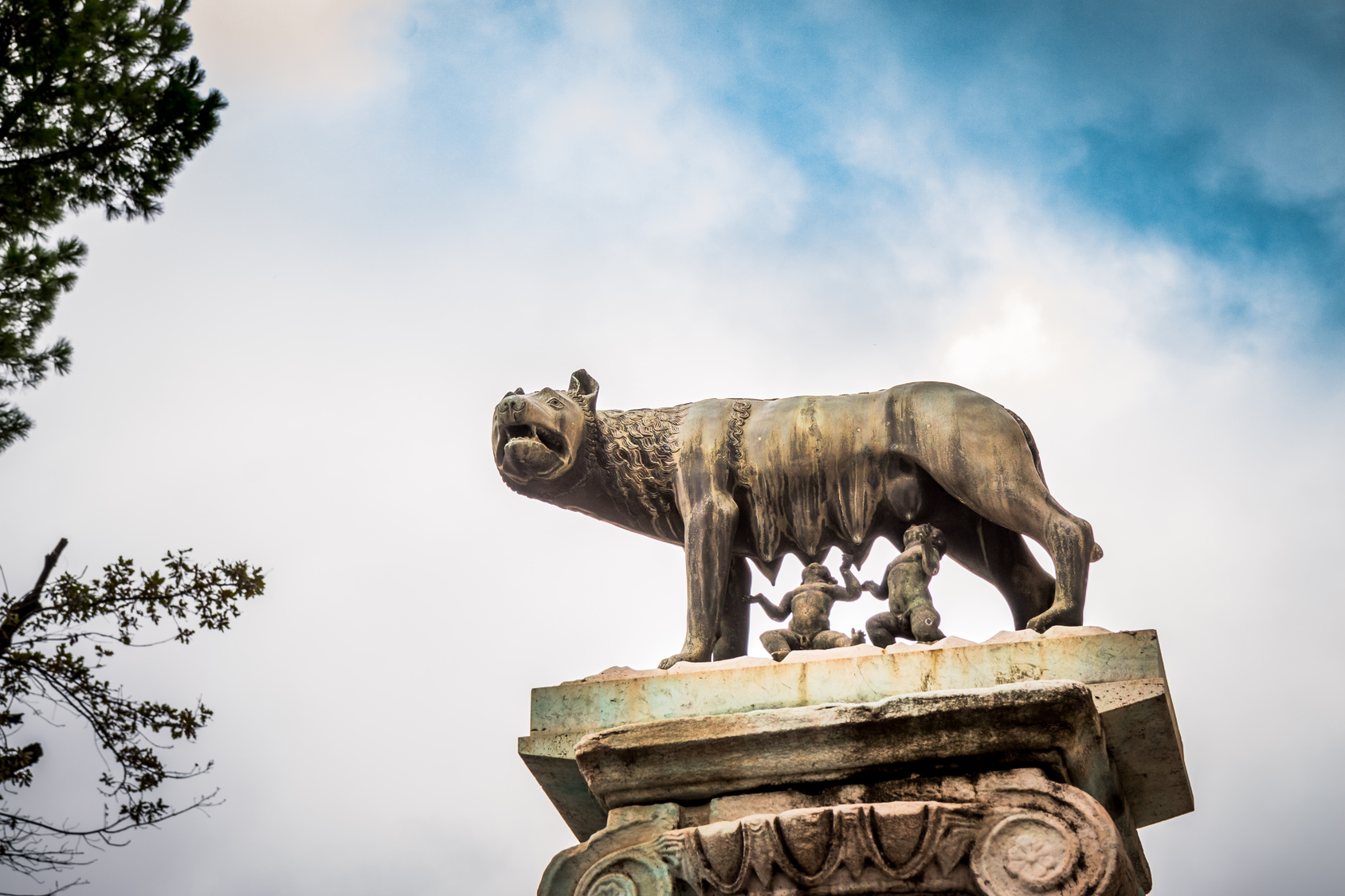 Statue de la louve nourrissant Romulus et Rémus, personnages clés de la fondation de Rome, selon la légende. © MangAllyPop@ER, Fotolia