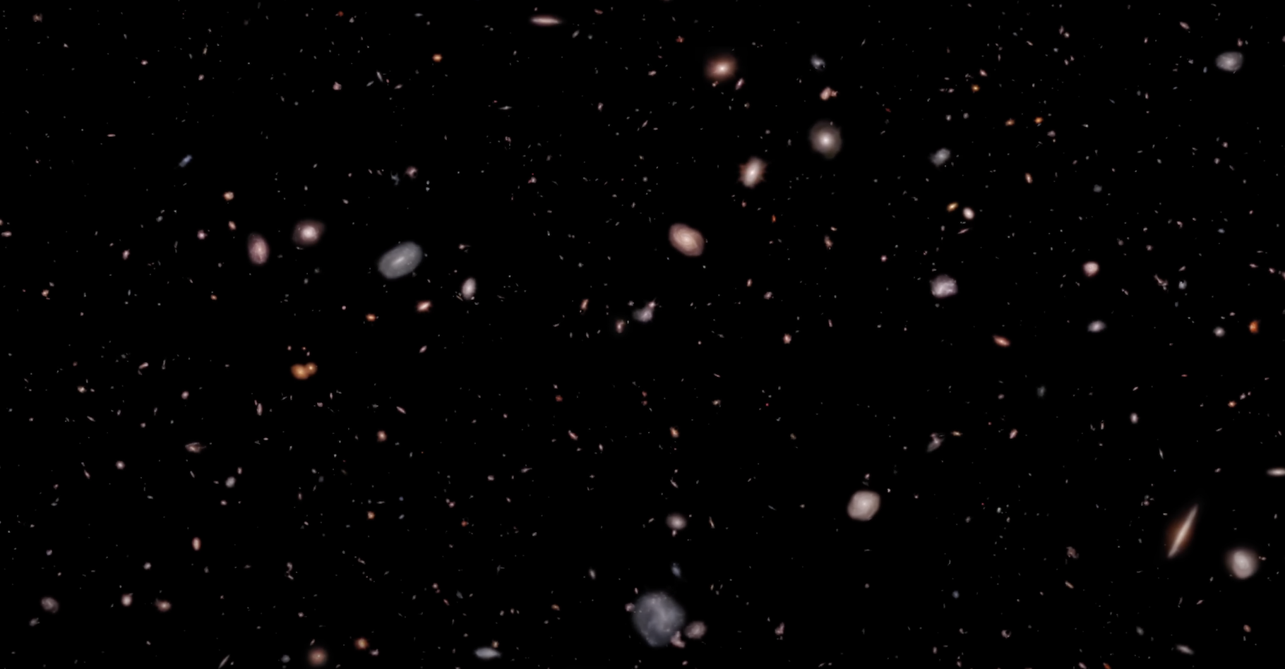 Les équipes du télescope spatial James-Webb ont mis en vidéo 3D quelque 5 000 galaxies observées par l’instrument. Prêts pour un voyage merveilleux jusqu’aux confins de notre Univers ? © Frank Summers, Greg Bacon, Joseph DePasquale, Leah Hustak, Joseph Olmsted, Alyssa Pagan, STScI