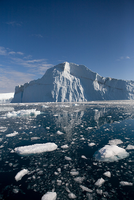 Le réchauffement climatique, via la fonte des glaces, provoque un rejet des POP dans l'atmosphère. &copy;&nbsp;Ludovic Hirlimann, Flickr, CC BY-NC 2.0
