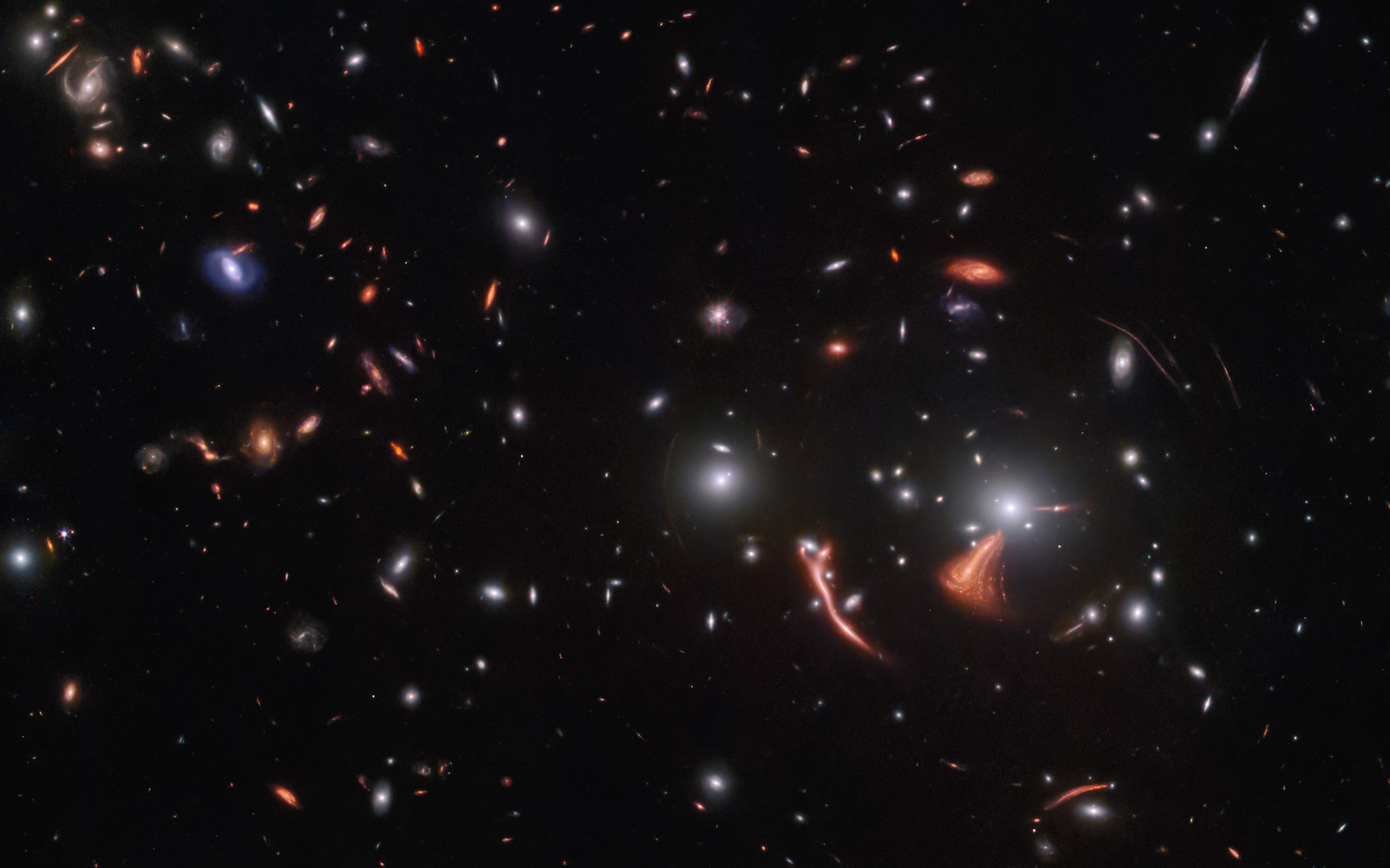 Le télescope spatial James-Webb a renvoyé une image spectaculaire de la galaxie surnommée « hippocampe cosmique ». © ESA, Webb, Nasa &amp; CSA, J. Rigby