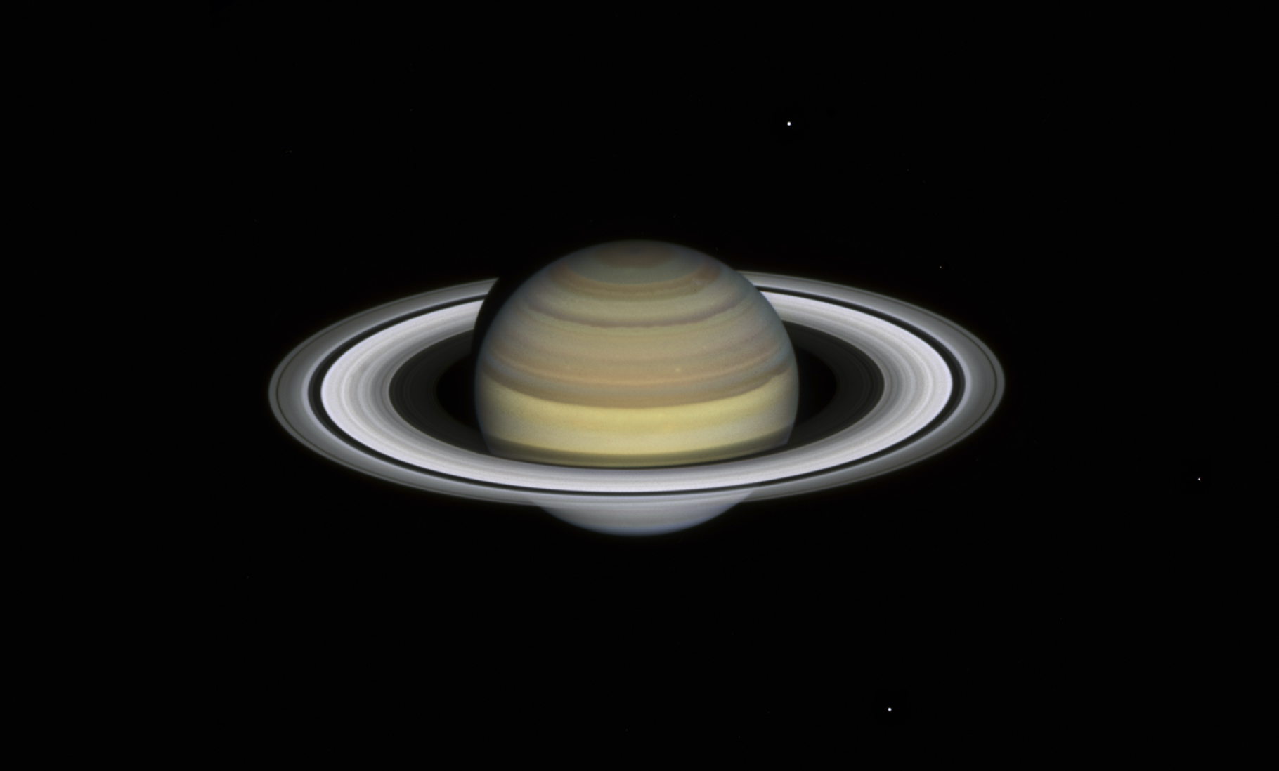 Saturne vue par Hubble. © Nasa, ESA, A. Simon (Goddard Space Flight Center), and M.H. Wong (University of California, Berkeley) et the OPAL team