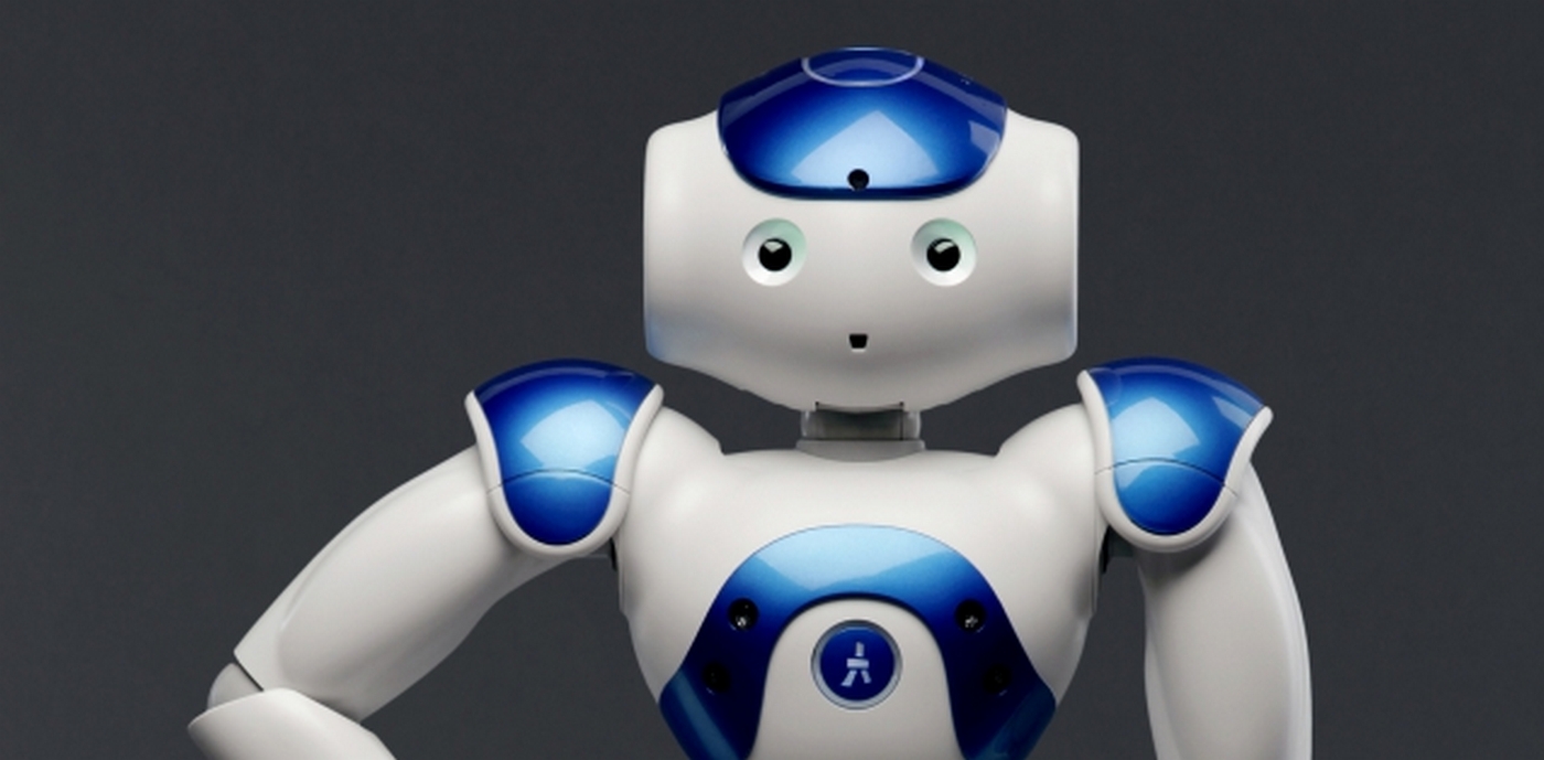 C’est le robot humanoïde Nao de la société Aldebaran Robotics qui a été choisi pour cette expérimentation. © Aldebaran Robotics