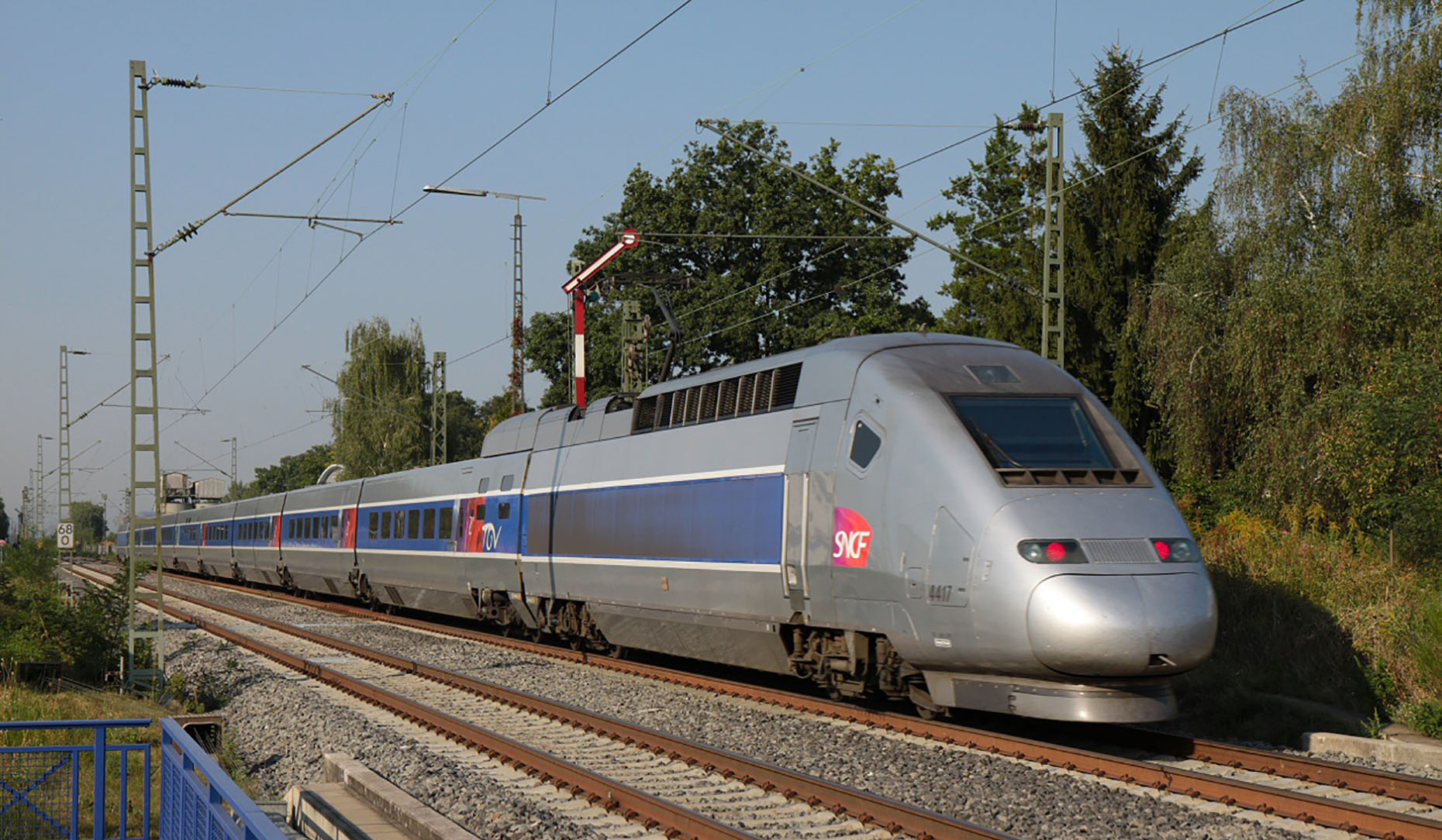 Le train est bénéfique pour la Planète. ©&nbsp;Norbert Hüttisch, Karlsruhe, Wikimedia Commons, CC 3.0