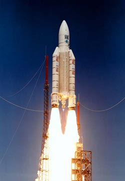 Le lanceur Ariane 5Crédit : Arianespace/CNES/ESA