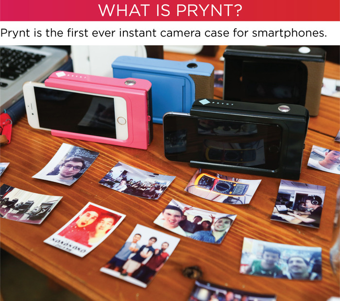 La coque-imprimante Prynt a été conçue par une start-up montée par six jeunes Français. Elle imprime en 30 secondes la photo qui vient d'être prise ou bien l’une de celle déjà enregistrée dans l’appareil. © Prynt

