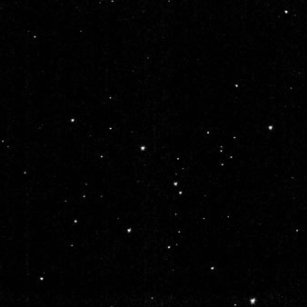 L'amas d'étoiles Messier 7 a été la première cible de l'instrument LORRI de la sonde New Horizons